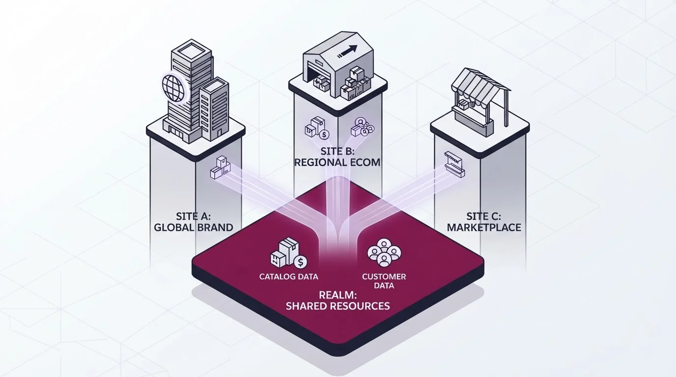 Salesforce Commerce Cloud Realm and Site Architecture